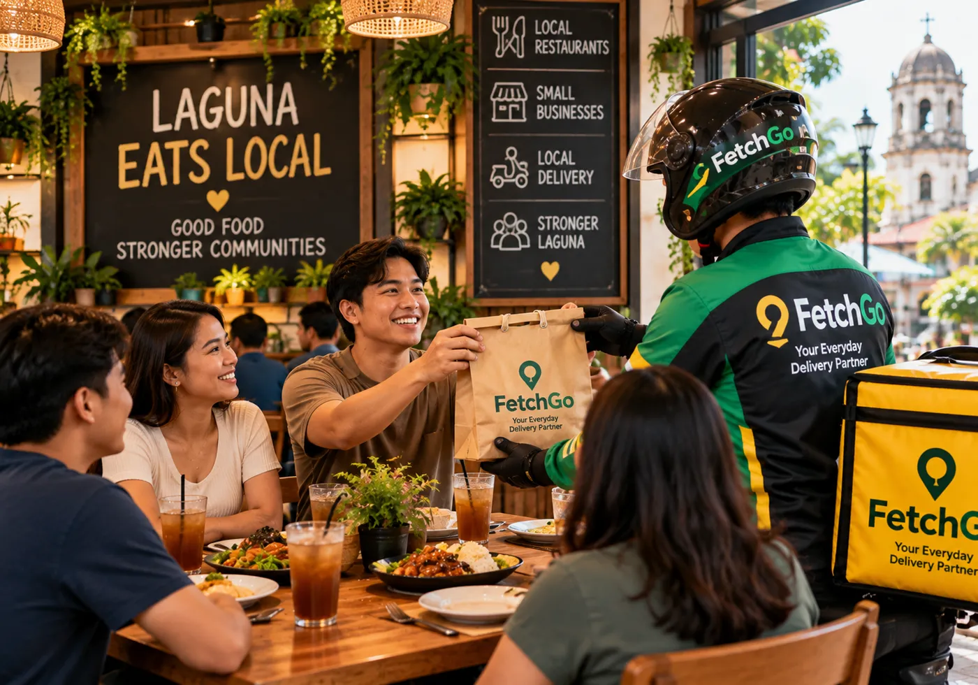 FetchGo PH supporting local restaurants and businesses in Laguna
