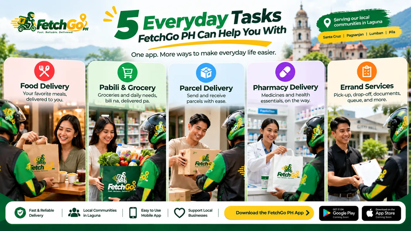5 Everyday Tasks FetchGo PH Can Help You With
